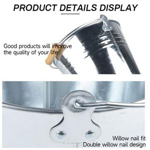 metal buckets with handles